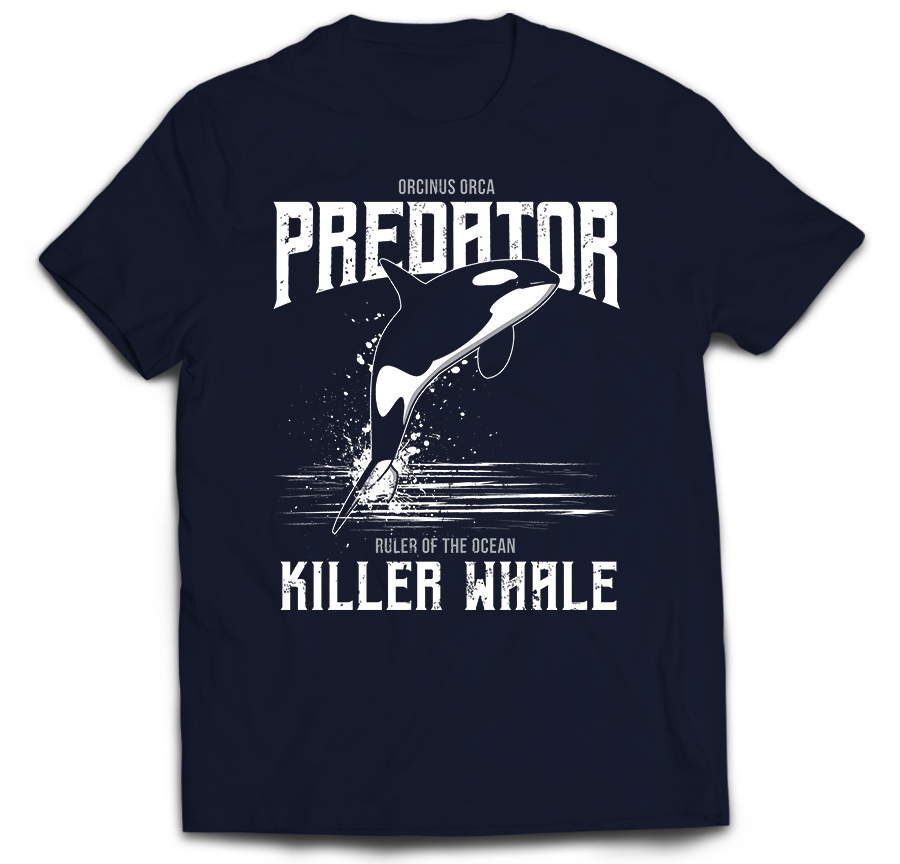 

Tshirt orka ryba morze save ocean ekologia XXL