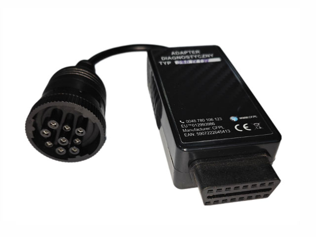 Cf adapter diagnostyczny obd 2 na 9 pin do Caterpillar, Perkins do Autel