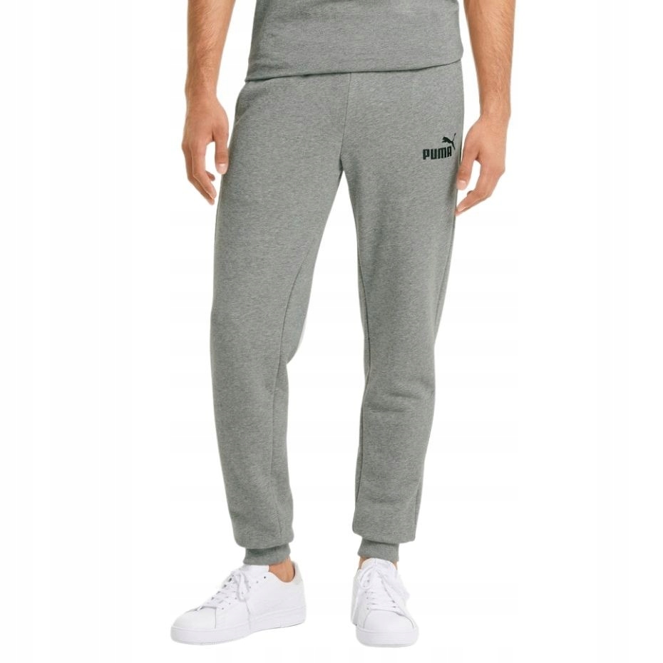 Pánské teplákové kalhoty Puma Ess Slim Pants Tr šedé