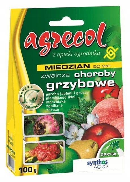 

Agrecol Miedzian 50 Wp 100g środek grzybobójczy