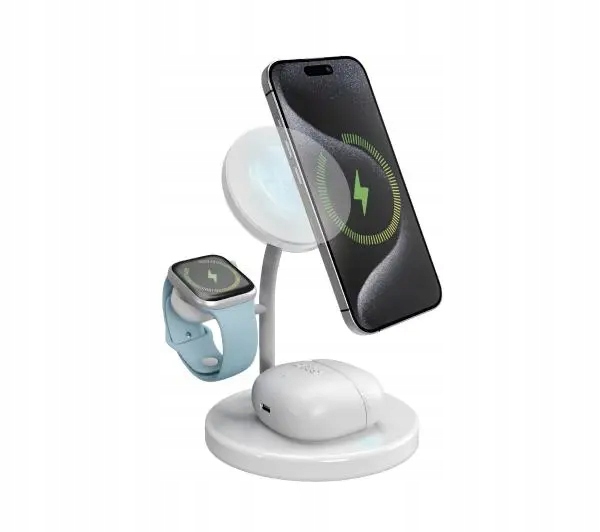 Ładowarka indukcyjna Sbs 3w1 QI2 15W dedykowana do Apple