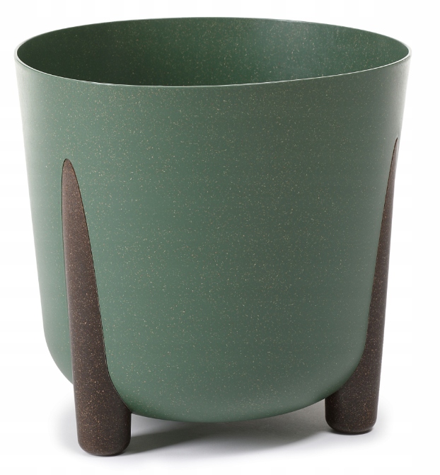 

Doniczka Na Nóżkach Donica 30CM Zielona H28 CM