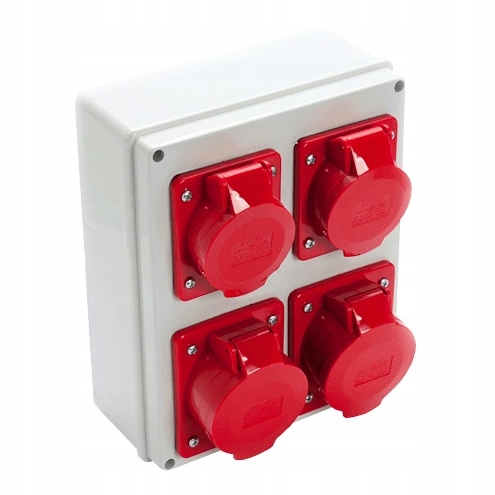 Viplast Stavební nástěnný rozvaděč se zásuvkami 2x32A 2x16A IP44