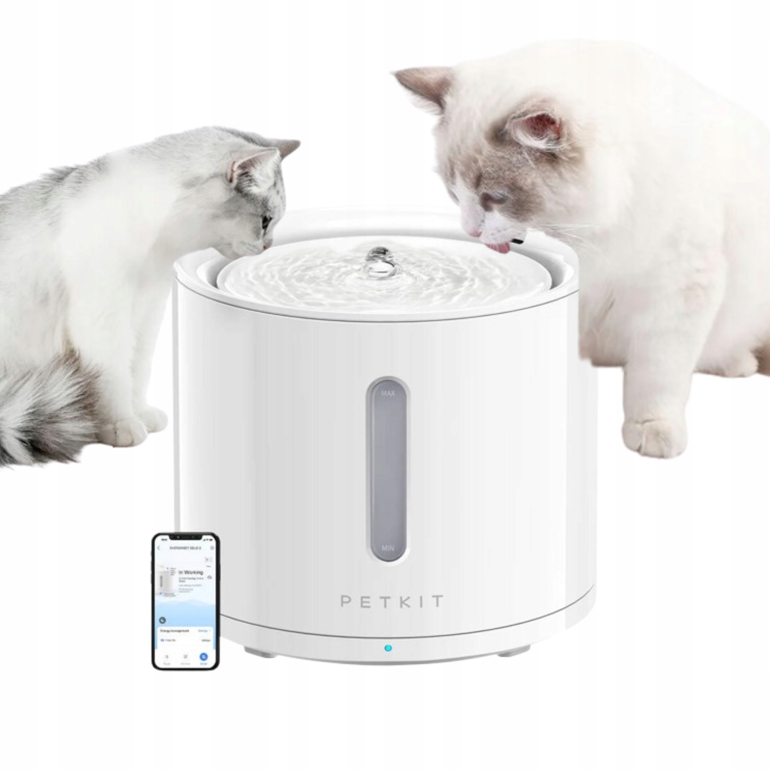 Levně Chytrá Fontána Napáječka pro psa a kočku Petkit Prostorná 2L Bluetooth