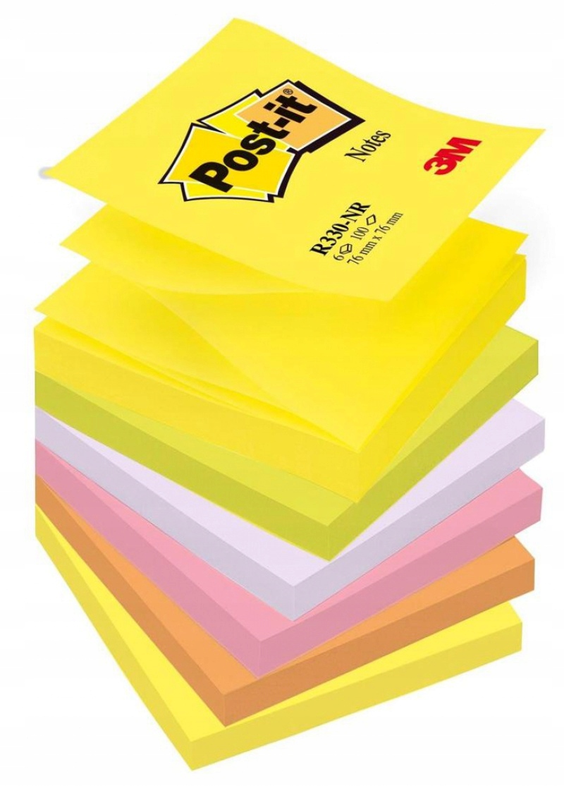 

Karteczki samoprzylepne Post-it Z-Notes Neonowe
