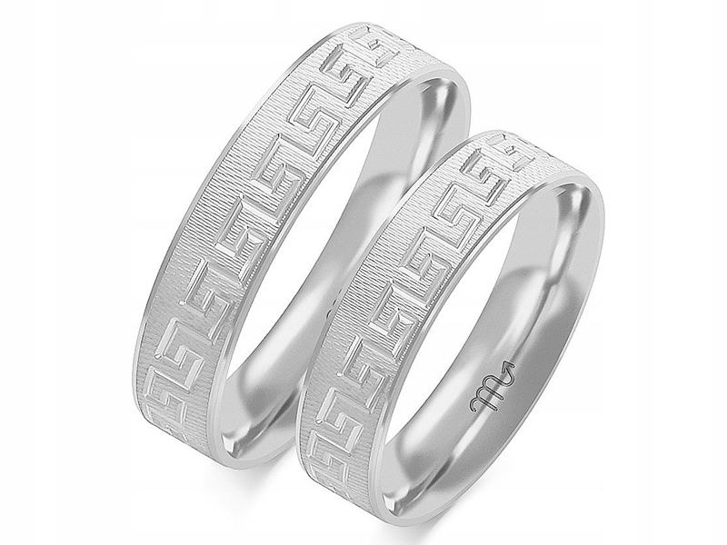 

Złota obrączka ślubna nowoczesna 585 r 14 15 16
