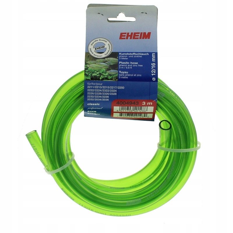 Akvarijní Hadice 12/16 MM 3 M Pro Akvárium, Filtr Cirkulace Vody Eheim