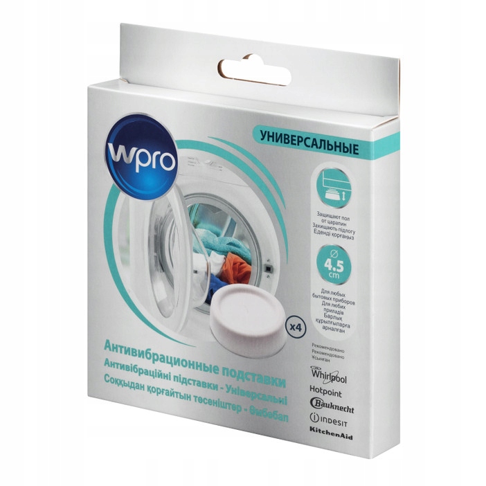 

Podkładki Antywibracyjne Pod Pralkę WPRO/Whirlpool