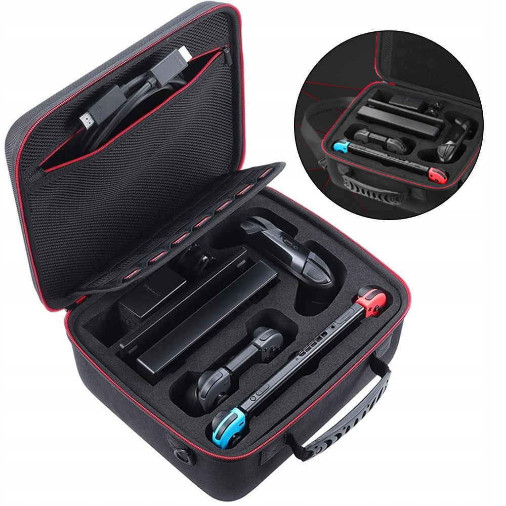 Etui Torba Walizka Podróż Na Konsole Do Nintendo Switch 29.5X25X12CM 2W1