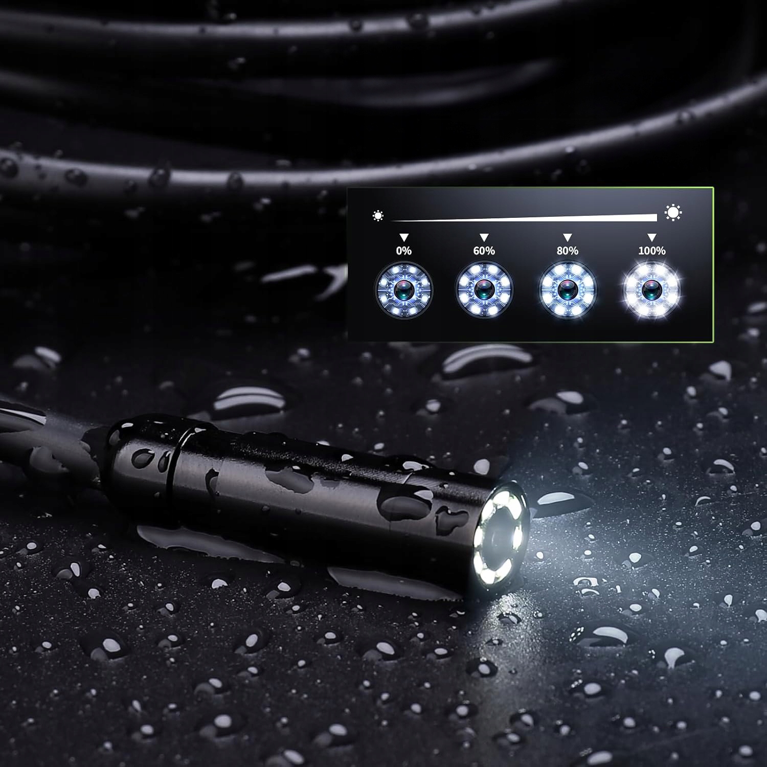 ENDOSKOP KAMERA INSPEKCYJNA FULL HD 5M Dual 2 KAMERY IPS CMOS 1080p IP67 Marka Renew Force