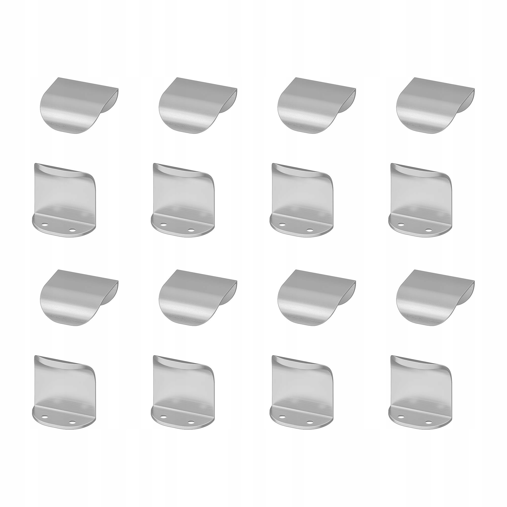 8 ks Ocelový držák 40 mm minimalistický Billsbro