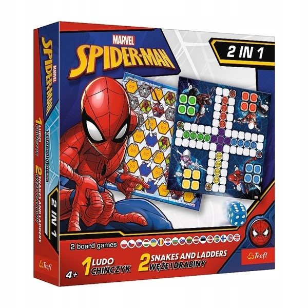 

Gra 2w1 Chińczyk Węże i drabiny Spider-Man