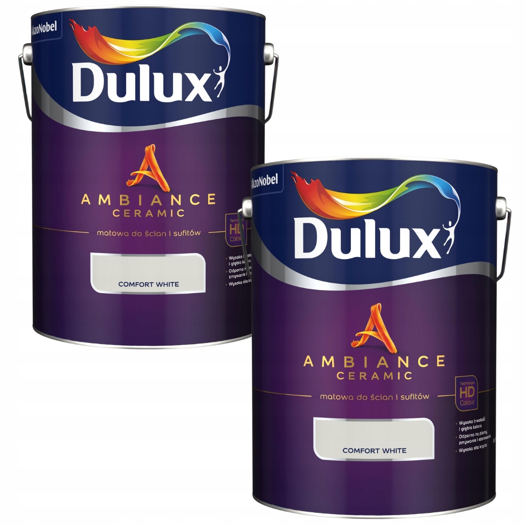 Set Dulux Ambiance Ceramic 2x5L Barva Comfort White 10L