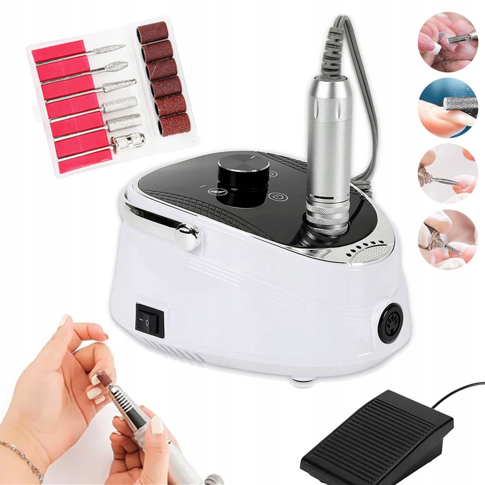 Elektrická Bruska Na Akrylové A Gelové Nehty 35000 Ot/min