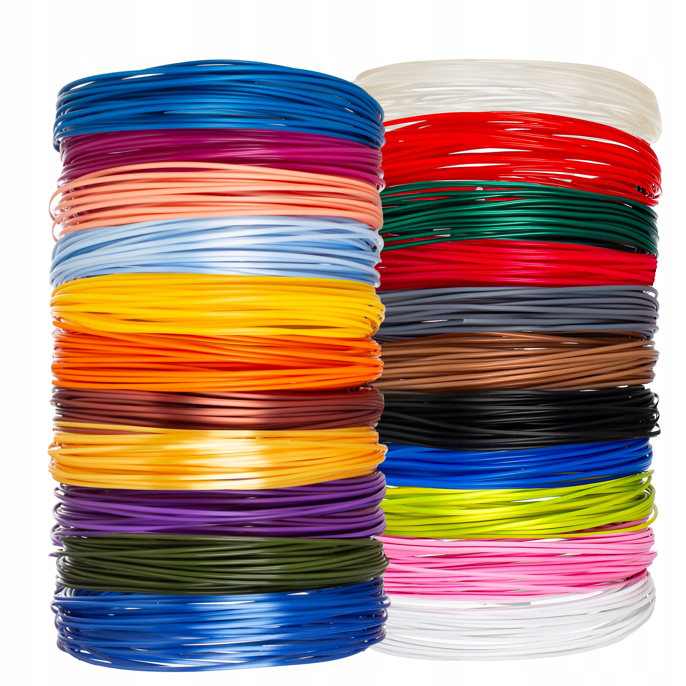 Filament PLA 1,75 mm 700 g wielokolorowy 200M 20 KOLORÓW
