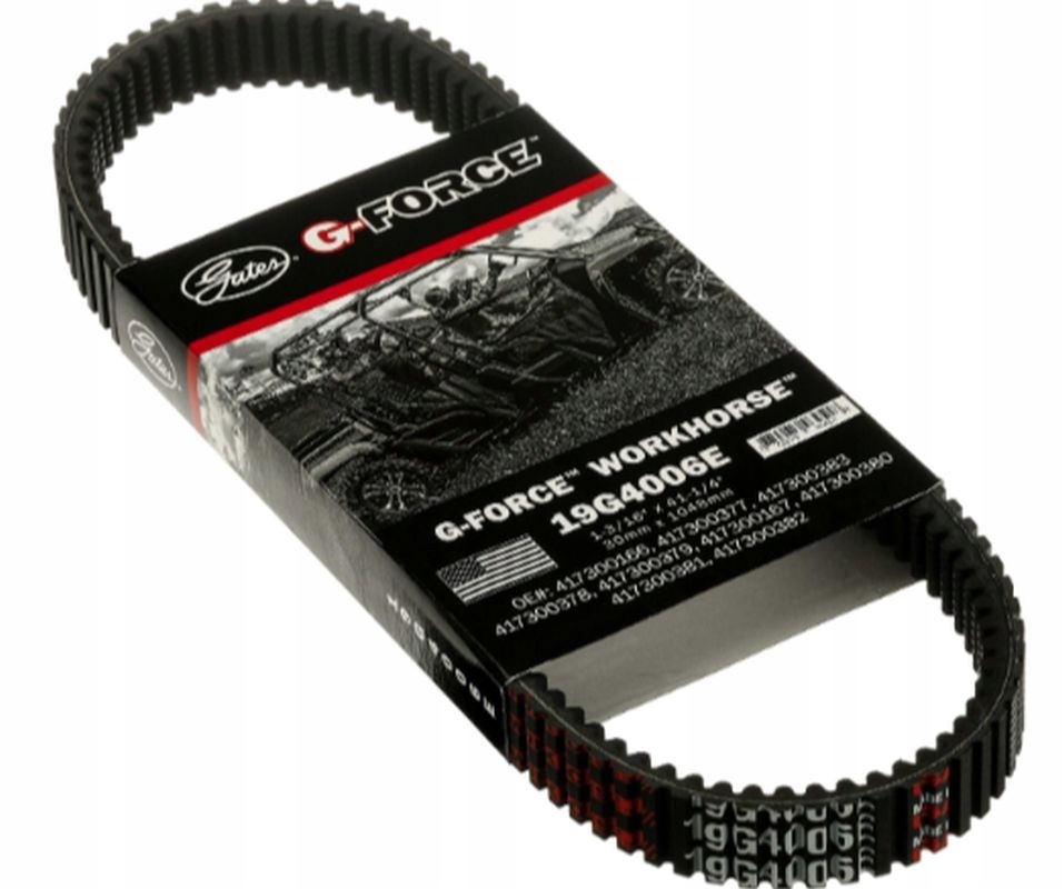 Gates Pohonná Jednotka Atv G-force (1048x30x12,7MM) Polaris 325/33/425/500 At