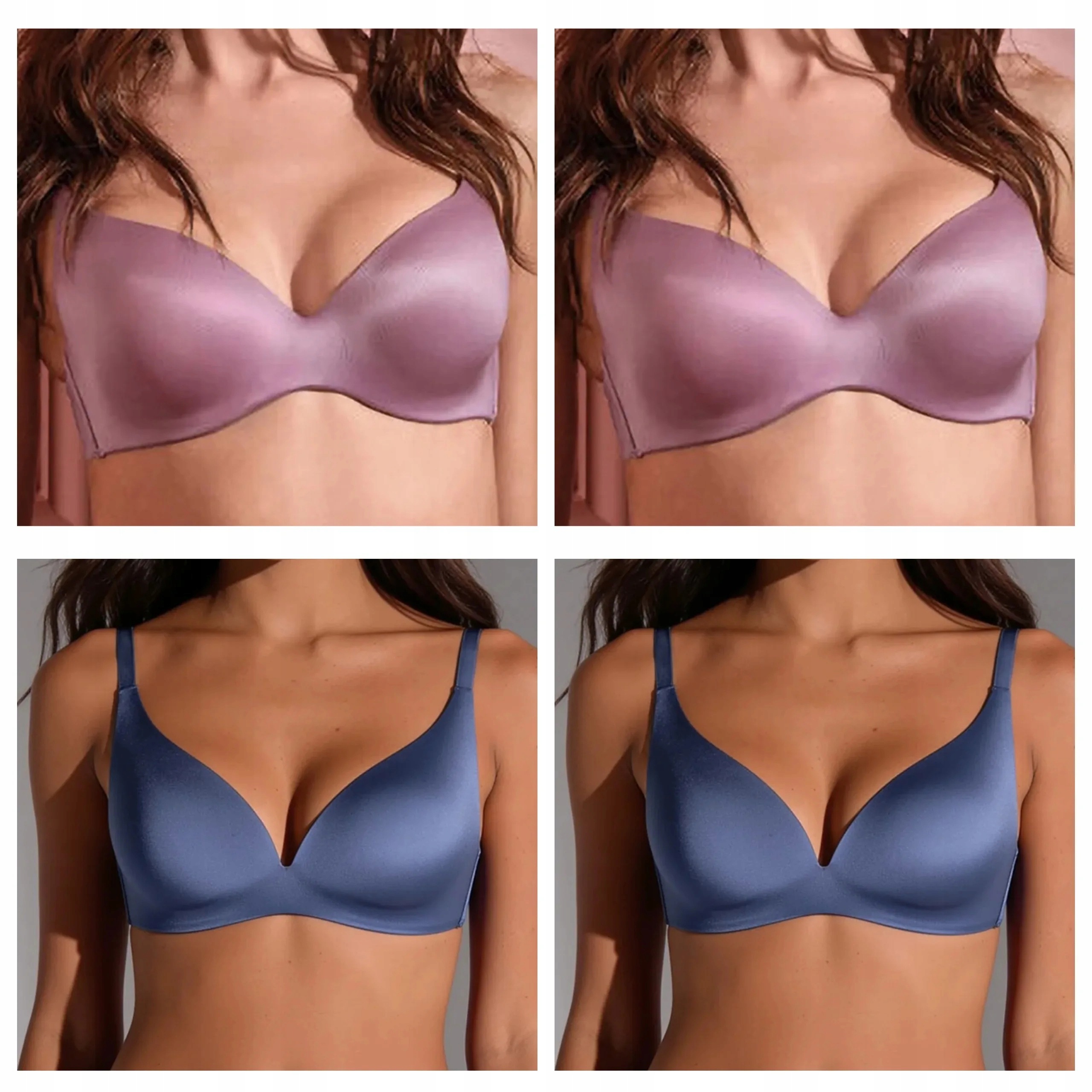 4 ks Podprsenka Lormar One 2x růžová 2x jeans 75C