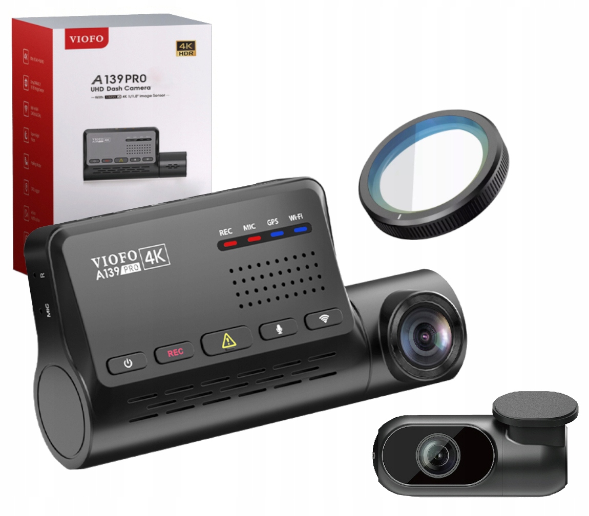 VIOFO A139 PRO 2CH-G 4K+FHD HDR GPS CPL +256GB ACC EAN (GTIN) 6972147072001