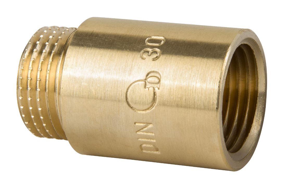 PRZEDŁUŻKA MOSIĘŻNA 1/2" x 15 mm MOSIĄDZ