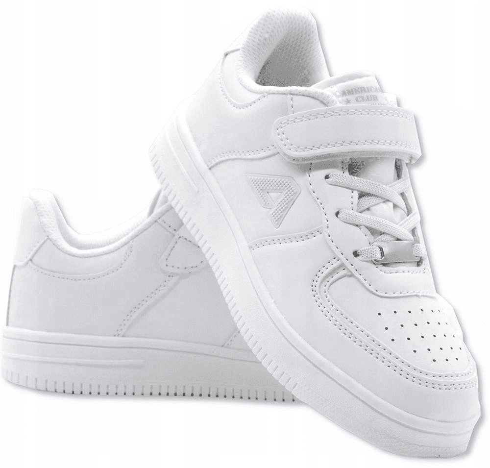 Adidasy buty dziewczęce na rzep białe r.32