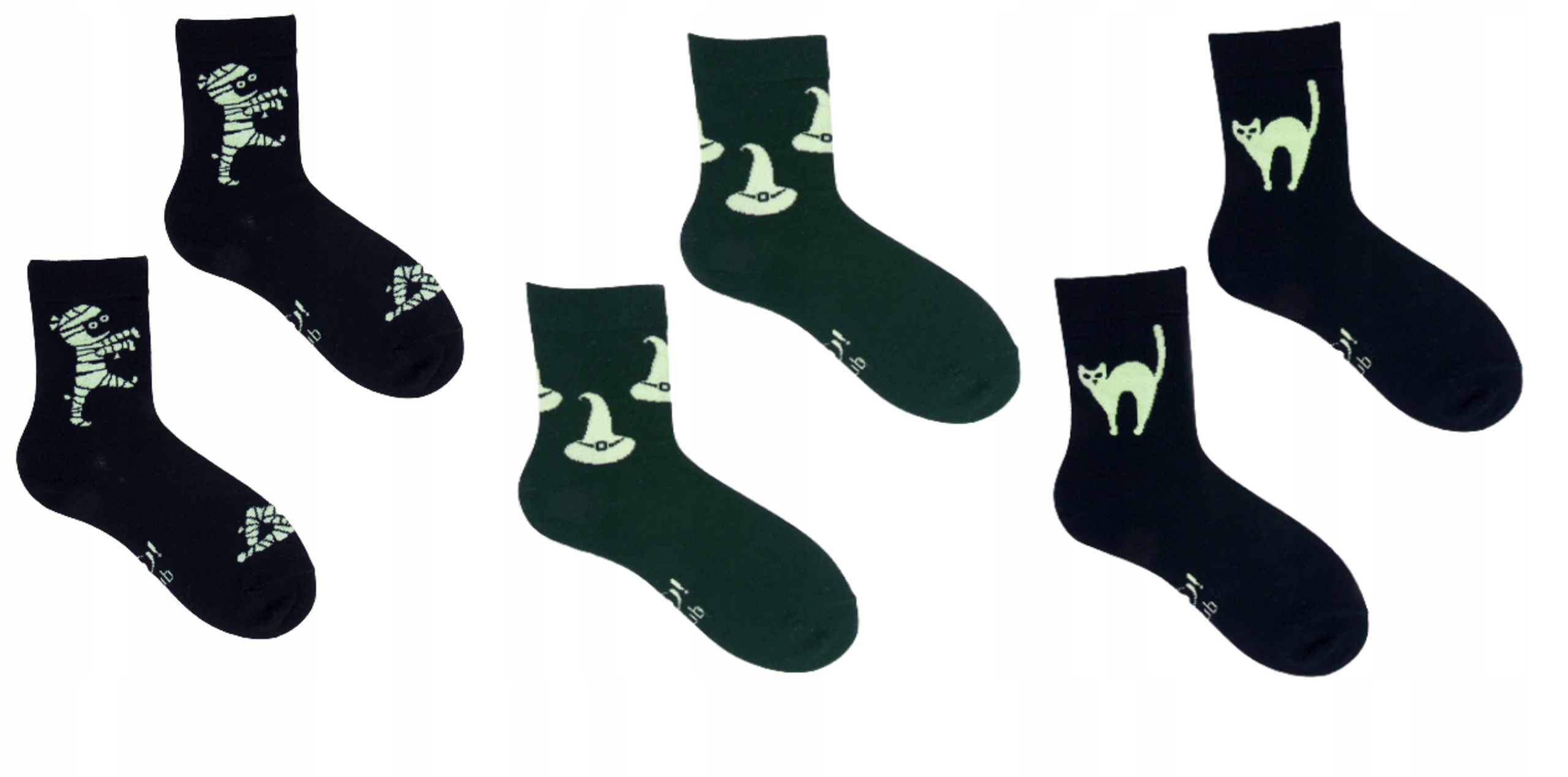 

3x Skarpetki świecące Halloween 3-pak 39/42