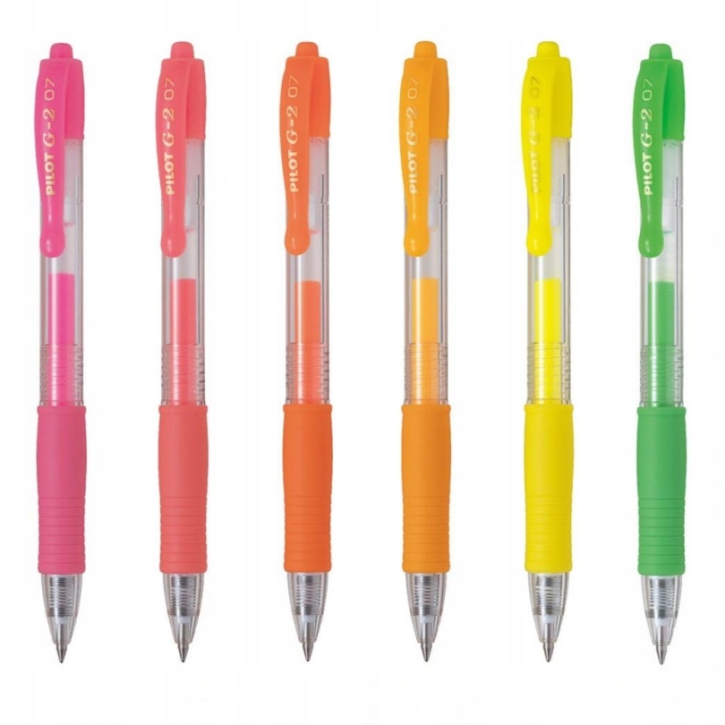 PILOT DŁUGOPIS G-2 NEON DISPLAY A'36  2232