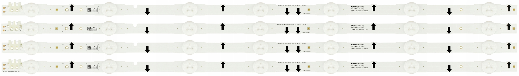 Led lišty D4GE-320DC1-R2 D4GE-320DC1-R3
