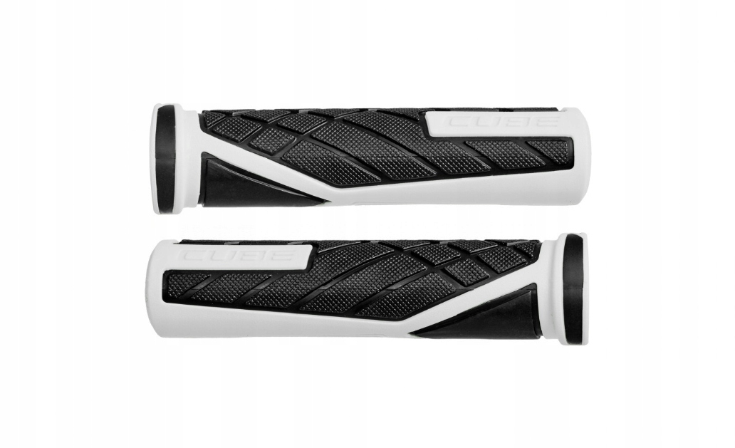 CHWYTY KIEROWNICY CUBE PERFORMANCE czarno-białe
