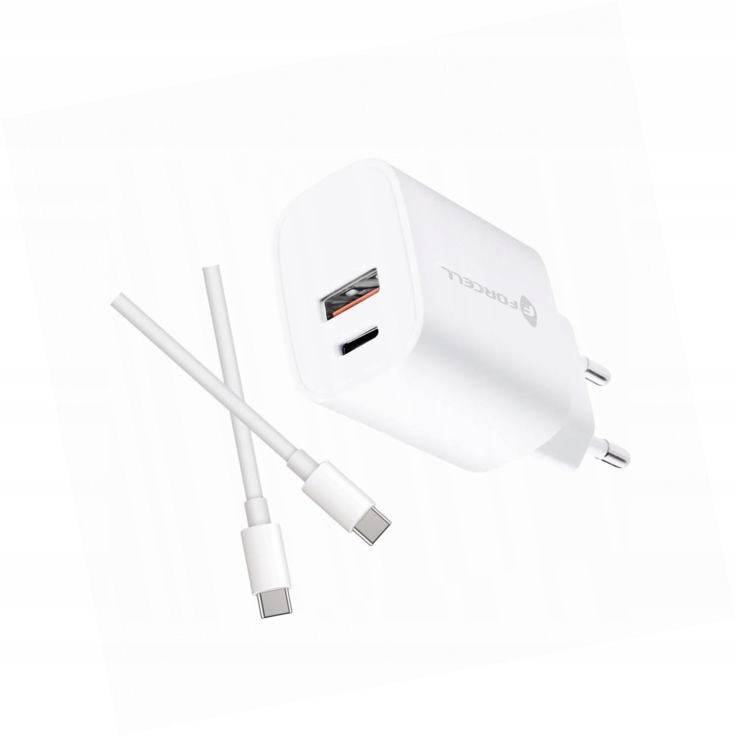 Szybka ładowarka 30W 2 wejścia z kablem Usb-c do Oppo Reno 5 5G
