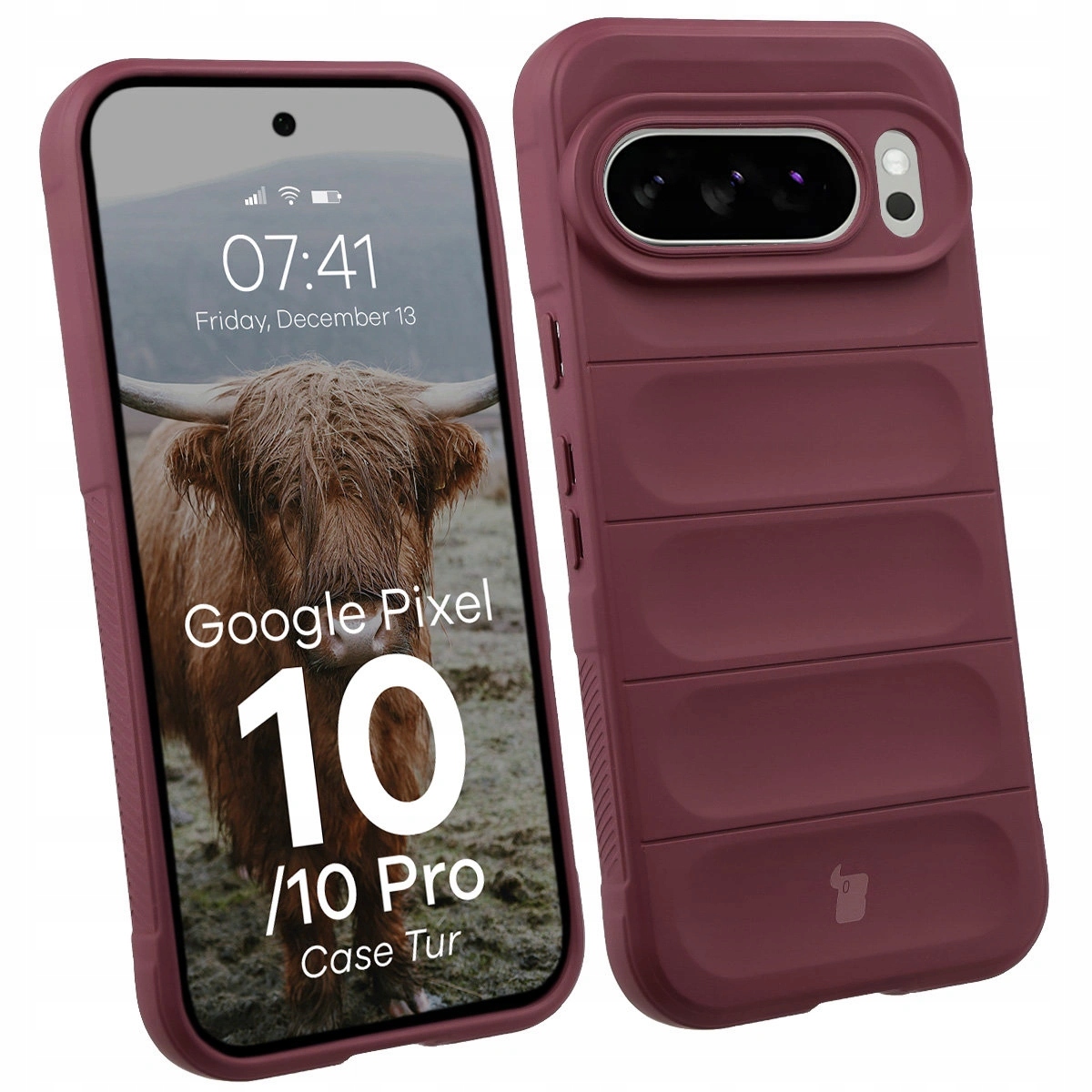 Bizon Pancerne Tur do Google Pixel 10 / 10 Pro Fioletowy