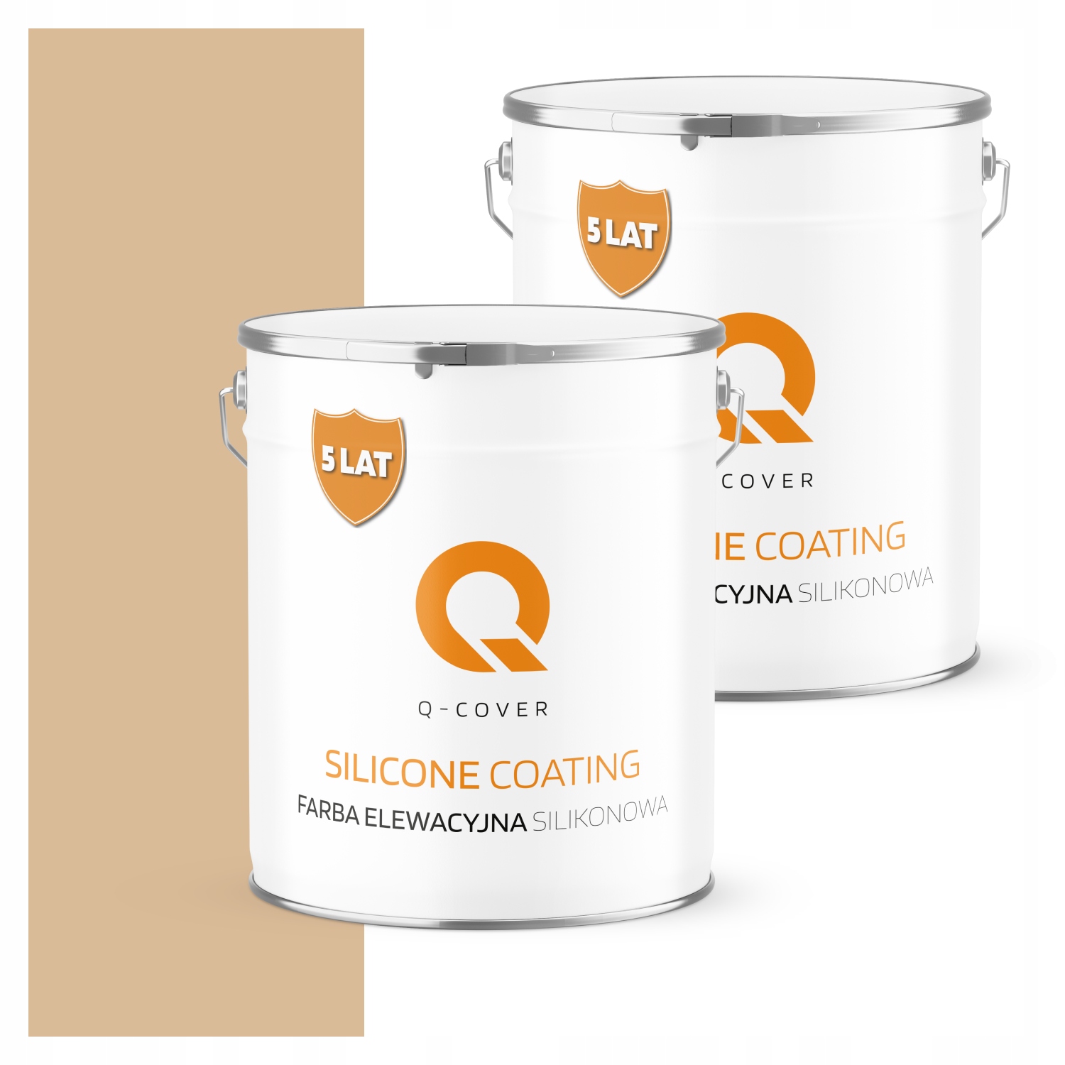 Fasádna farba 5L silikónová Uv farba béžová