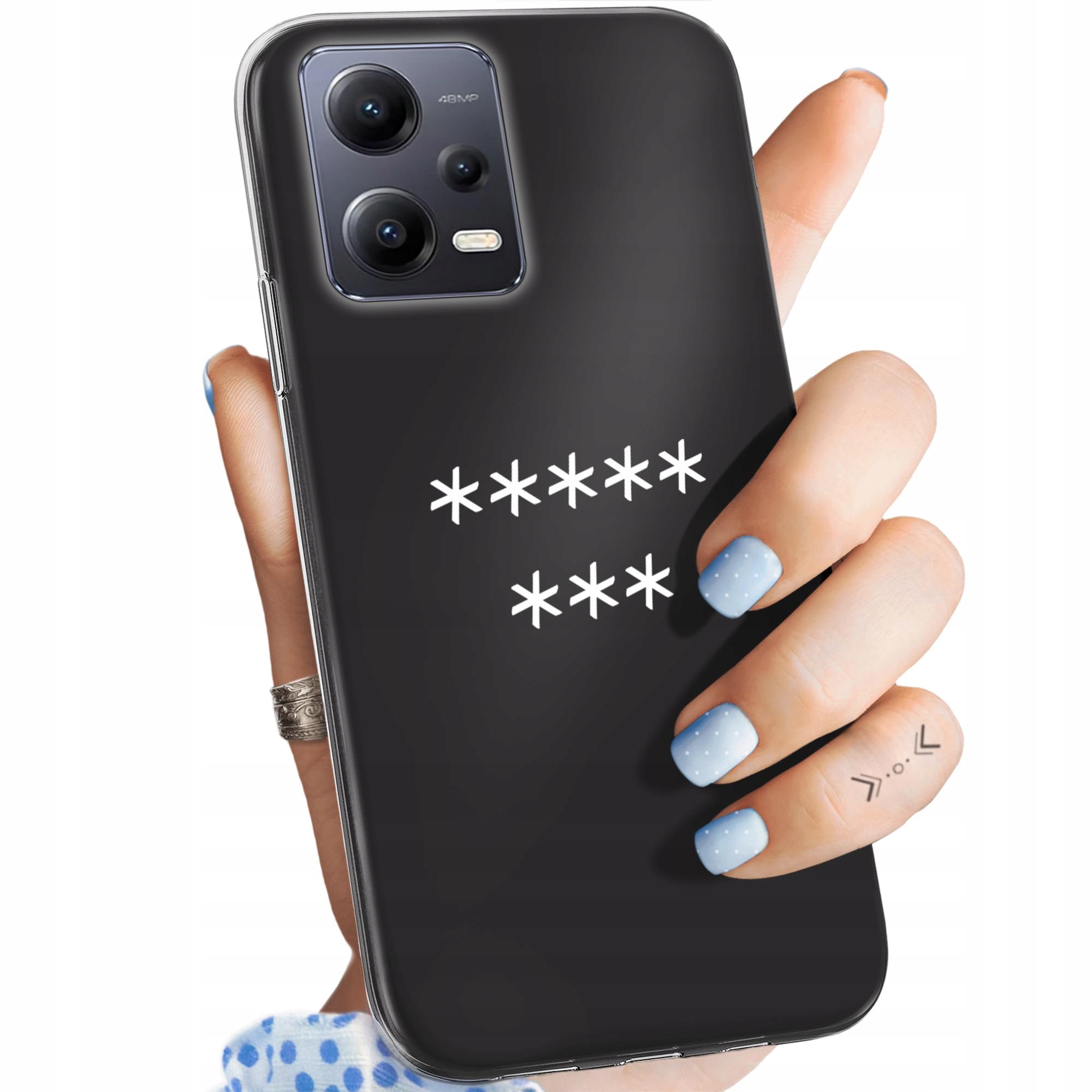 Etui Do Redmi Note 12 5G Poco X5 Z Napisami Napisy Teksty Obudowa