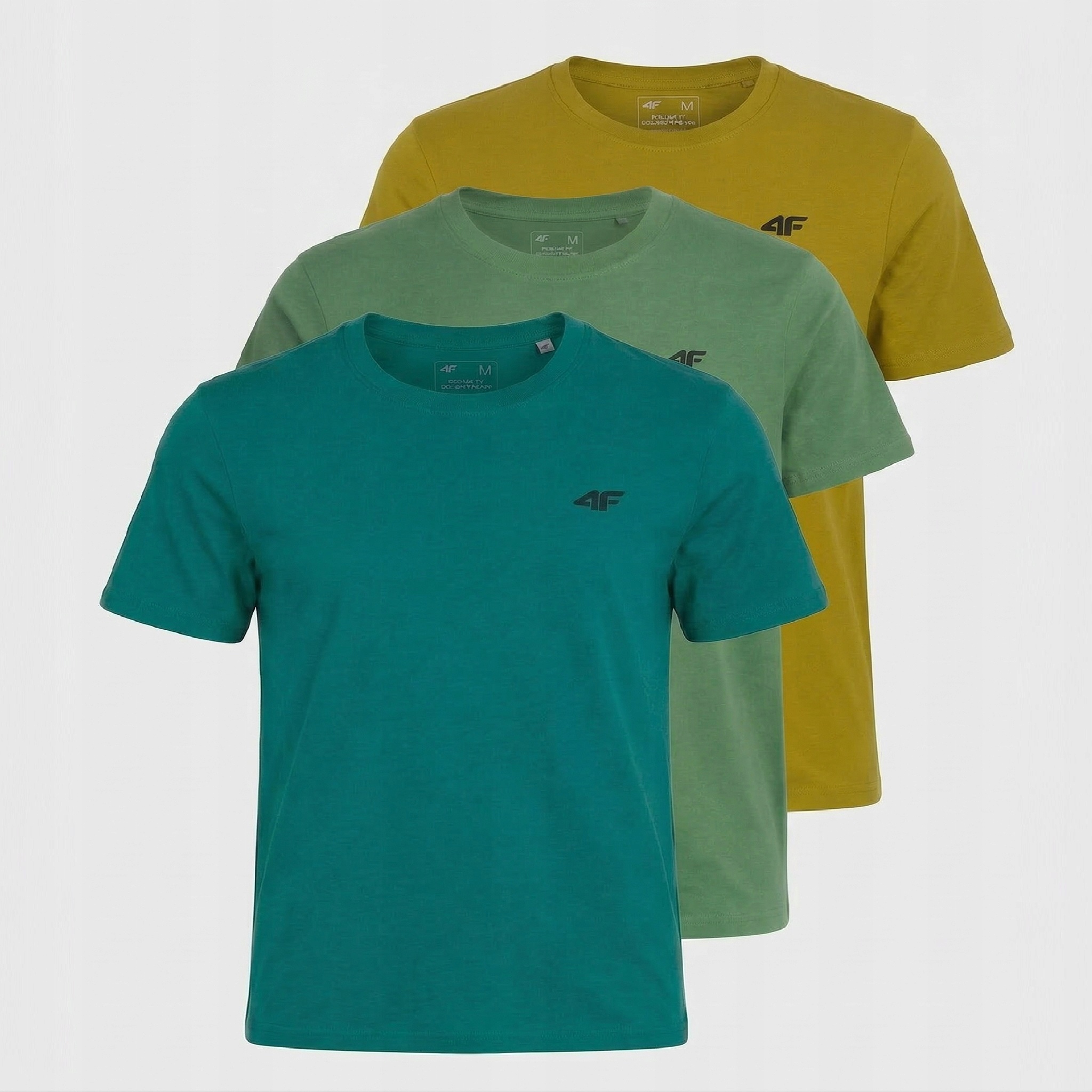 Tričko Pánské Limitované 4F Tričko Komplet Sada 3 Kusů XXL M3948 SS26