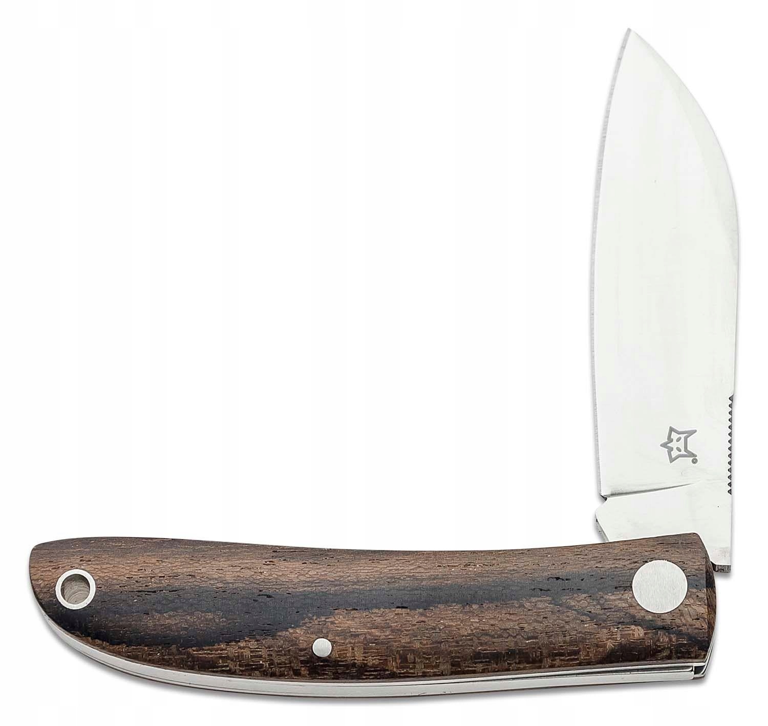 Fox Knives Livri pocket knife sheepsfoot M390 steel wood handle slip joint