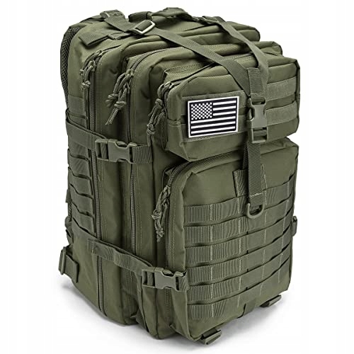 QTQY Plecak Taktyczny Wojskowy 45L Męski Outdoor MOLLE Survival Camping — miniatura 2