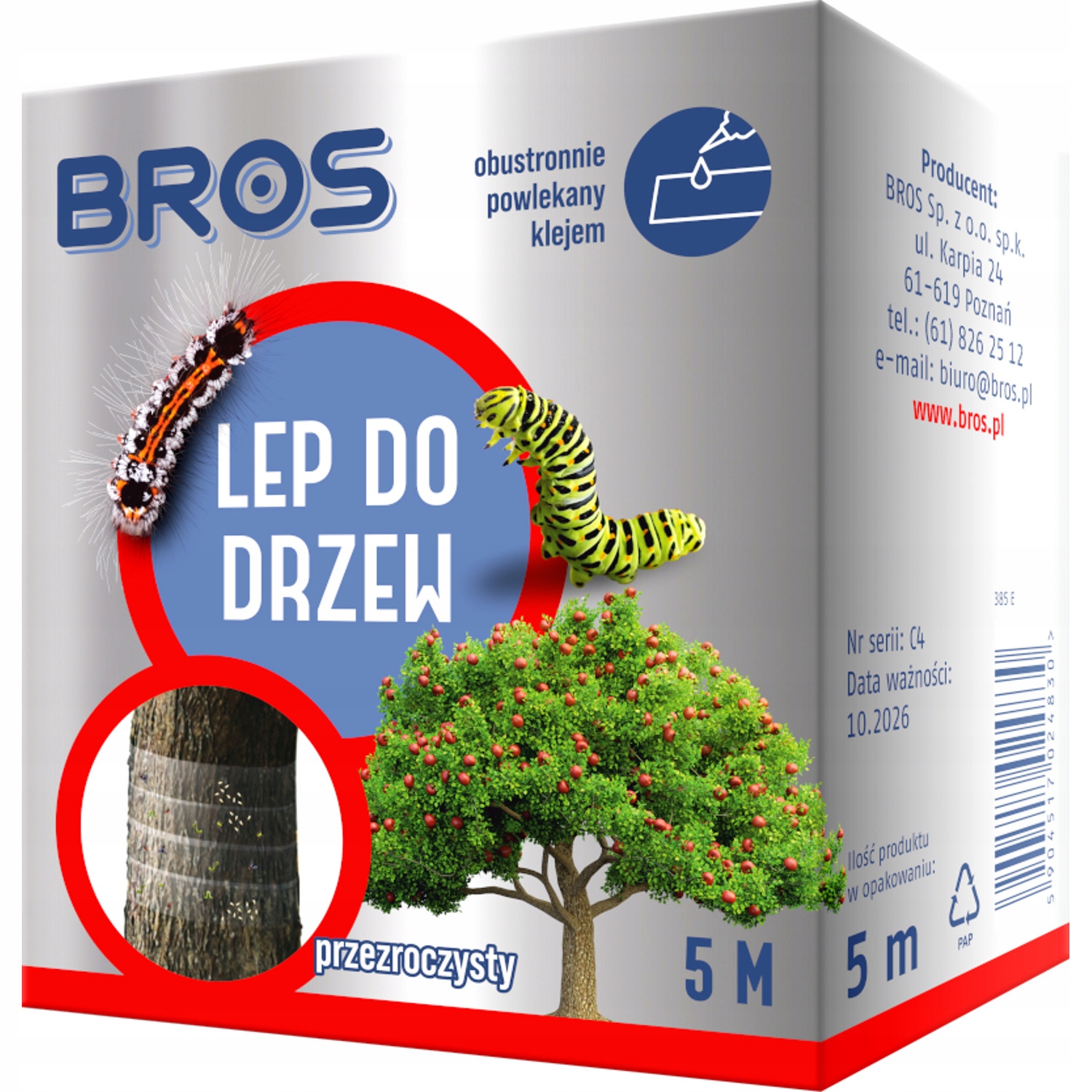

Opaska na pnie drzew Bros lep do drzew 5 m