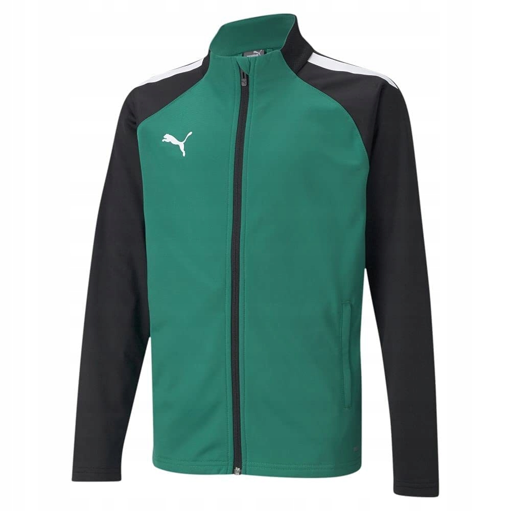 Puma Bluza Dziecięca Zielona Na Zamek Z Logo 152 X_D