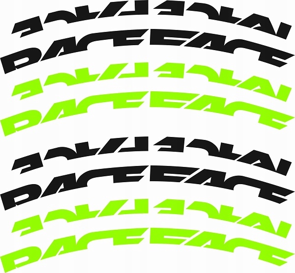 Zestaw naklejek Race Face naklejki obręcze