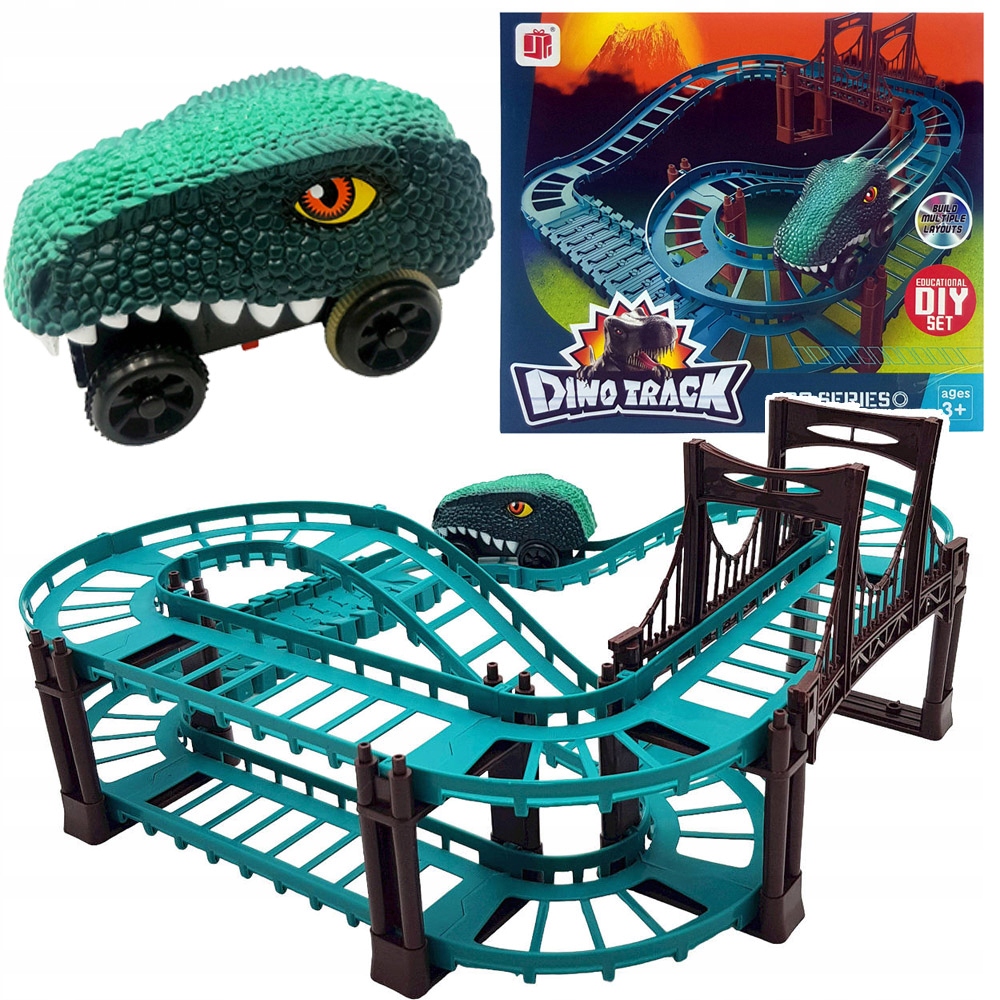 

Tor Wyścigowy Dinozaur Dino Park Zestaw autko