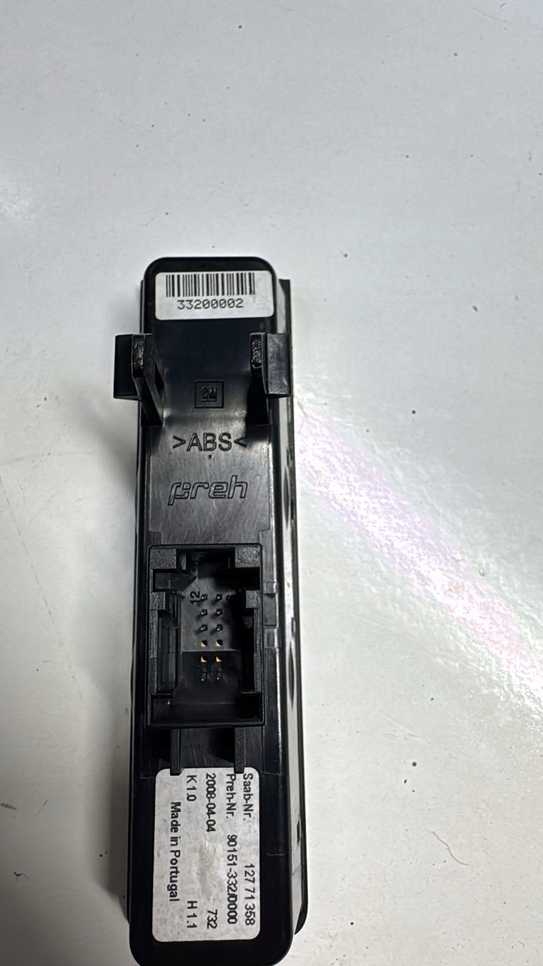 PANEL controls TEMPOMAT SAAB 93 9-3 12771358 NIGHTPANEL lift