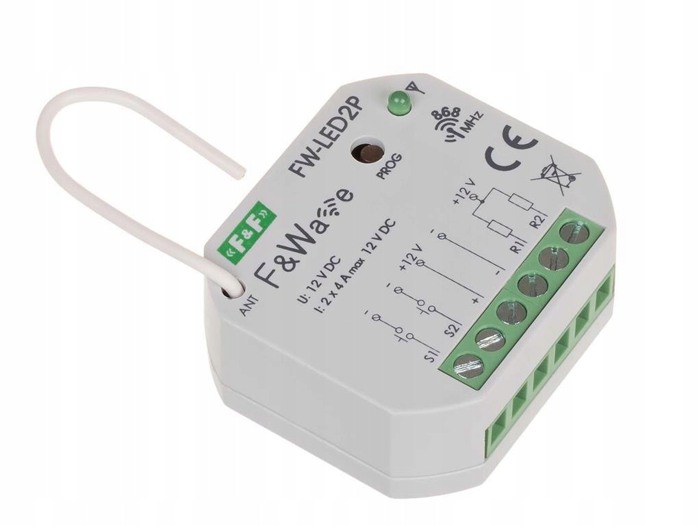 F&Wave - sterownik dwukanałowy LED FW-LED2P Kod producenta FW-LED2P