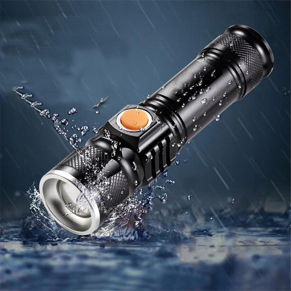 Latarka SZPERACZ ŁADOWANA Cree XM-L T6 ZOOM USB Cechy dodatkowe ładowanie USB