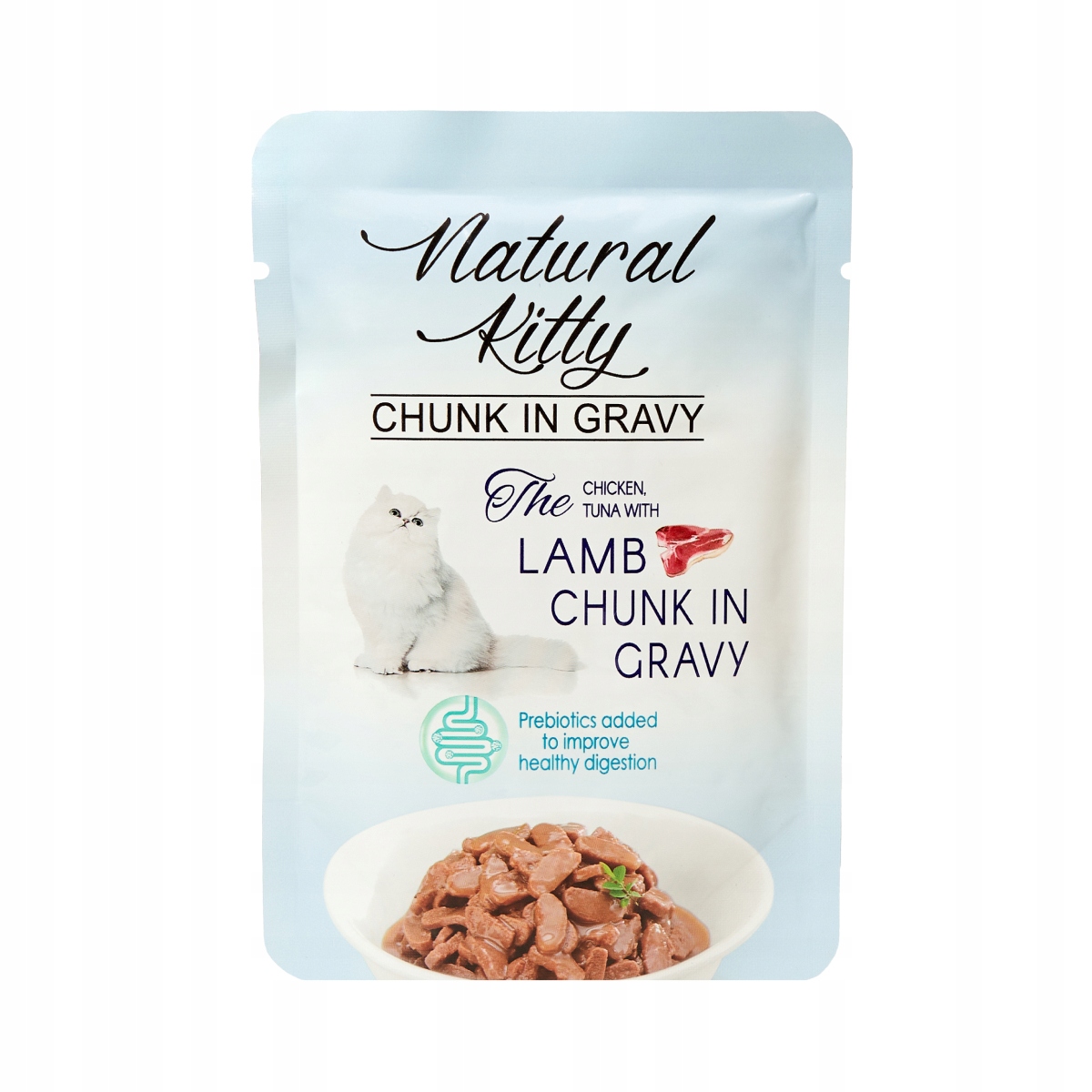 Natural Kitty mokré krmivo pro kočky kuřecí tuňák jehněčí 85 g x 30