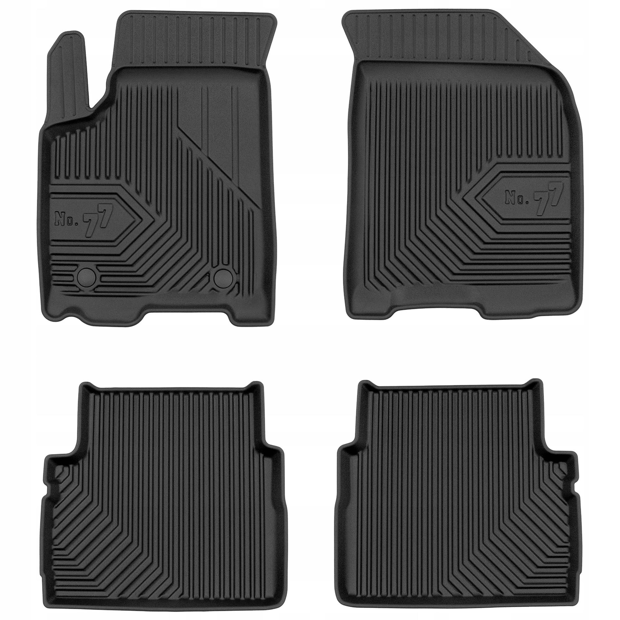 Gumové koberce č.77 Chevrolet Aveo II 2007-2011