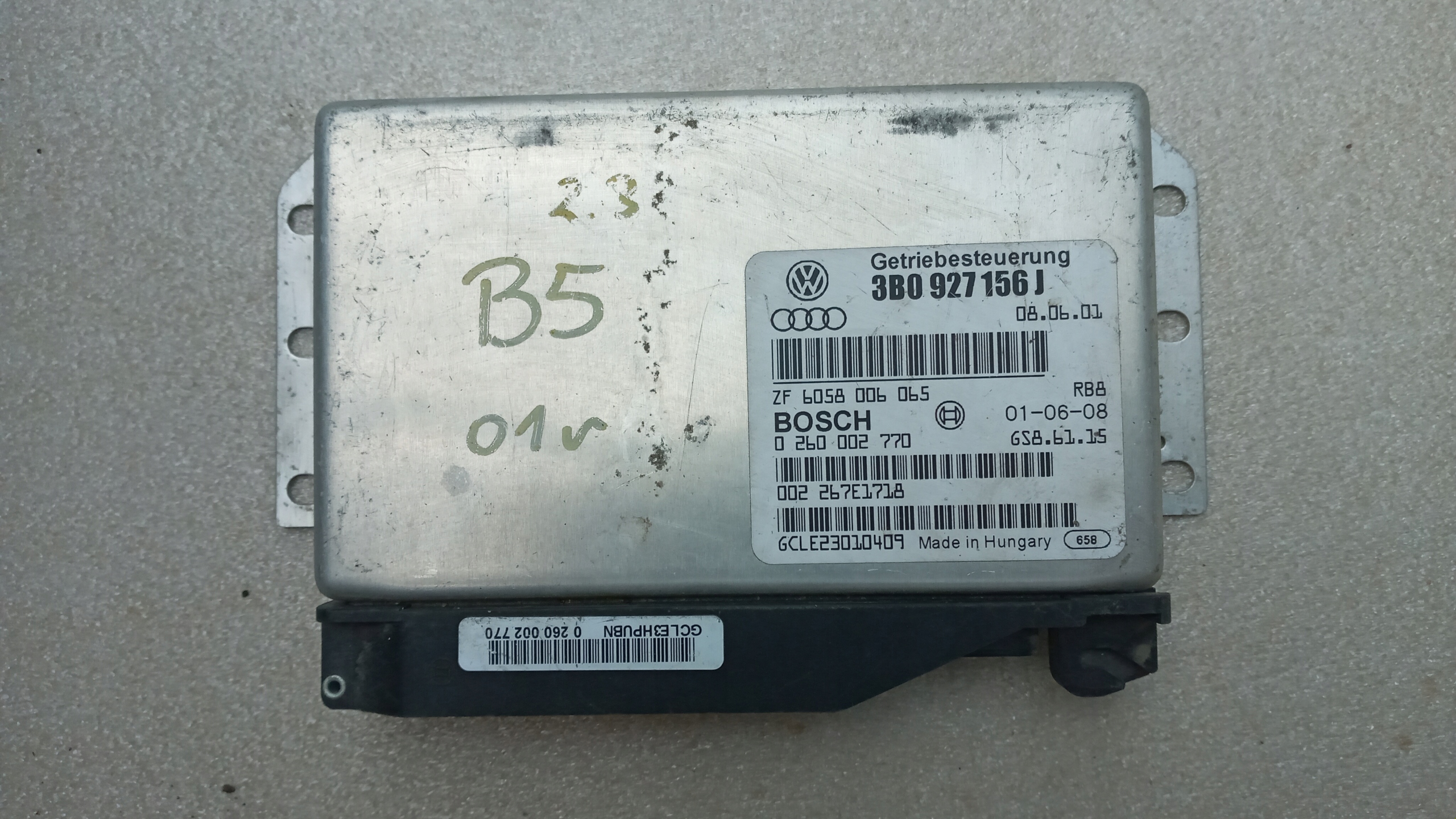 БУ модуль коробки передач PASSAT B5 2.3 3B0927156J