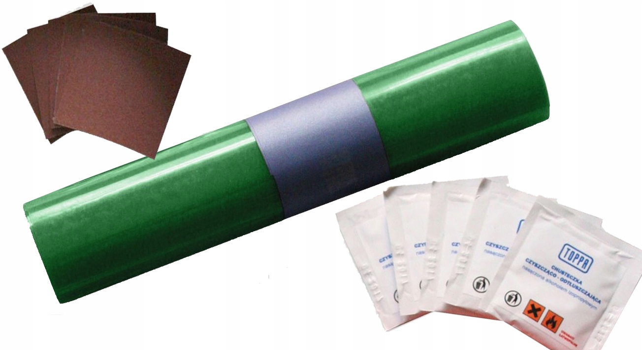 Sada Na Opravu Plachty 220 X 32 CM Zelená