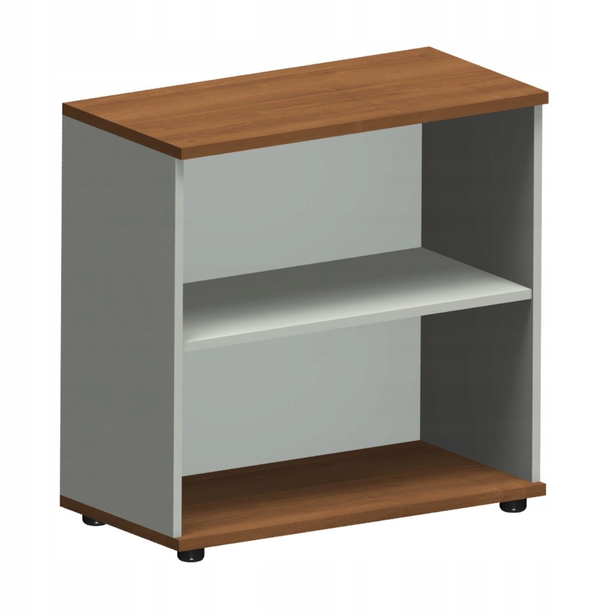 Regał R-80-2 SILVER ORZECH CAMARO + SZARA PLATYNA