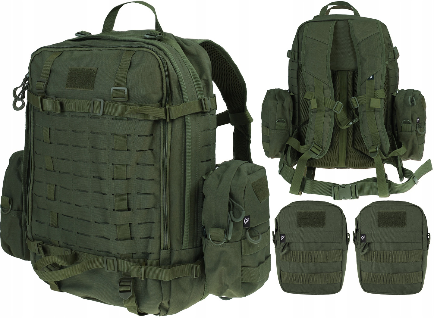 Plecak Wojskowy Turystyczny Dominator Defender 2 Kieszenie Ranger Green