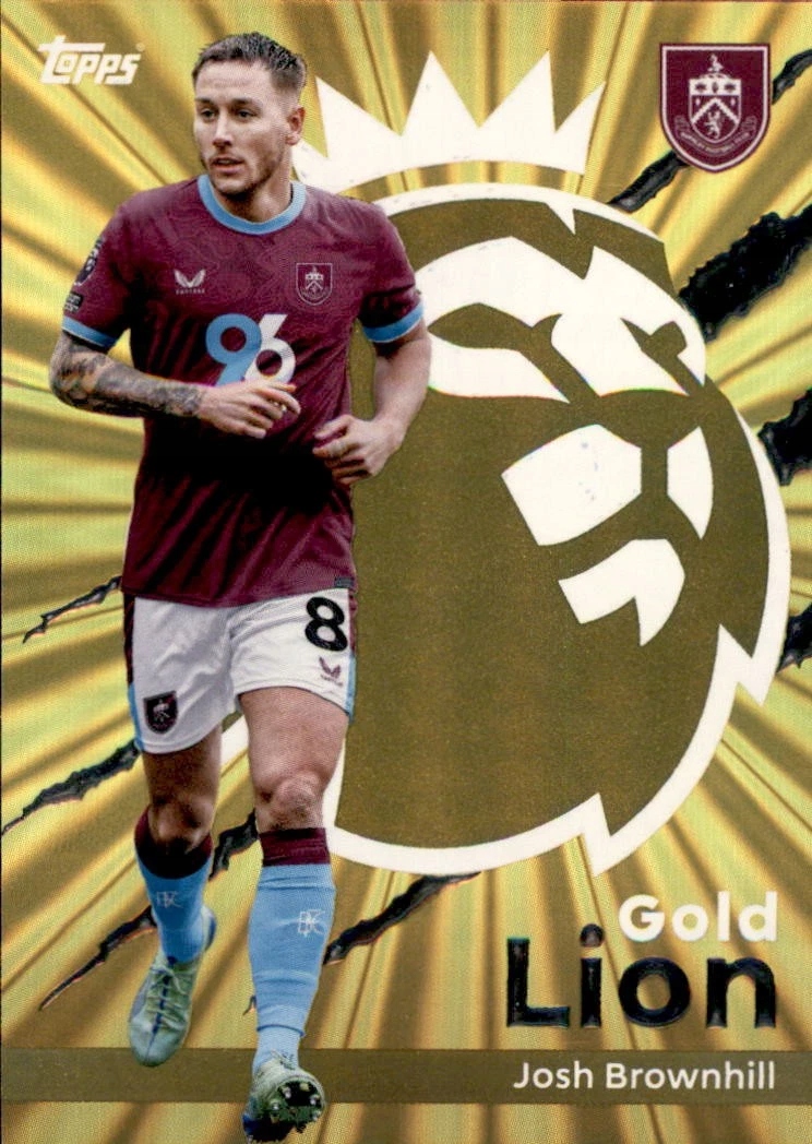 Topps Premier League 2026 Gold Lion GL19 Josh Brownhill