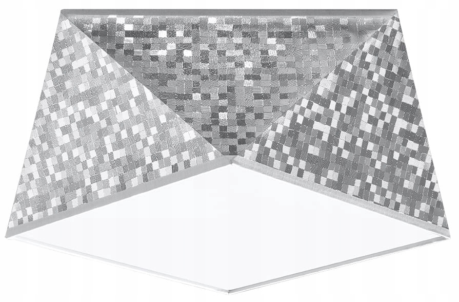 Stropná lampa stropné svietidlo biela strieborná moderná 30 cm do predsiene Sollux